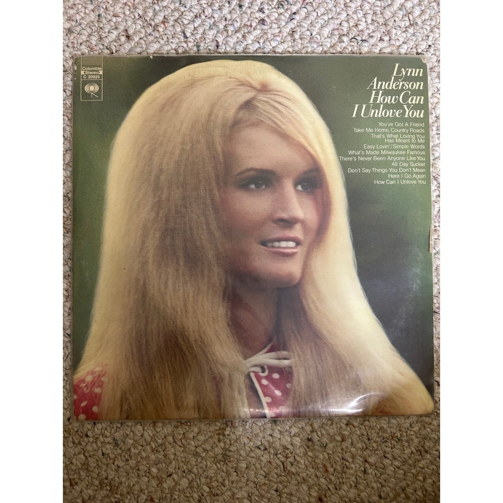Lynn Anderson How Can I Unlove You Vinyl LP Columbia C 30925 Country 1971